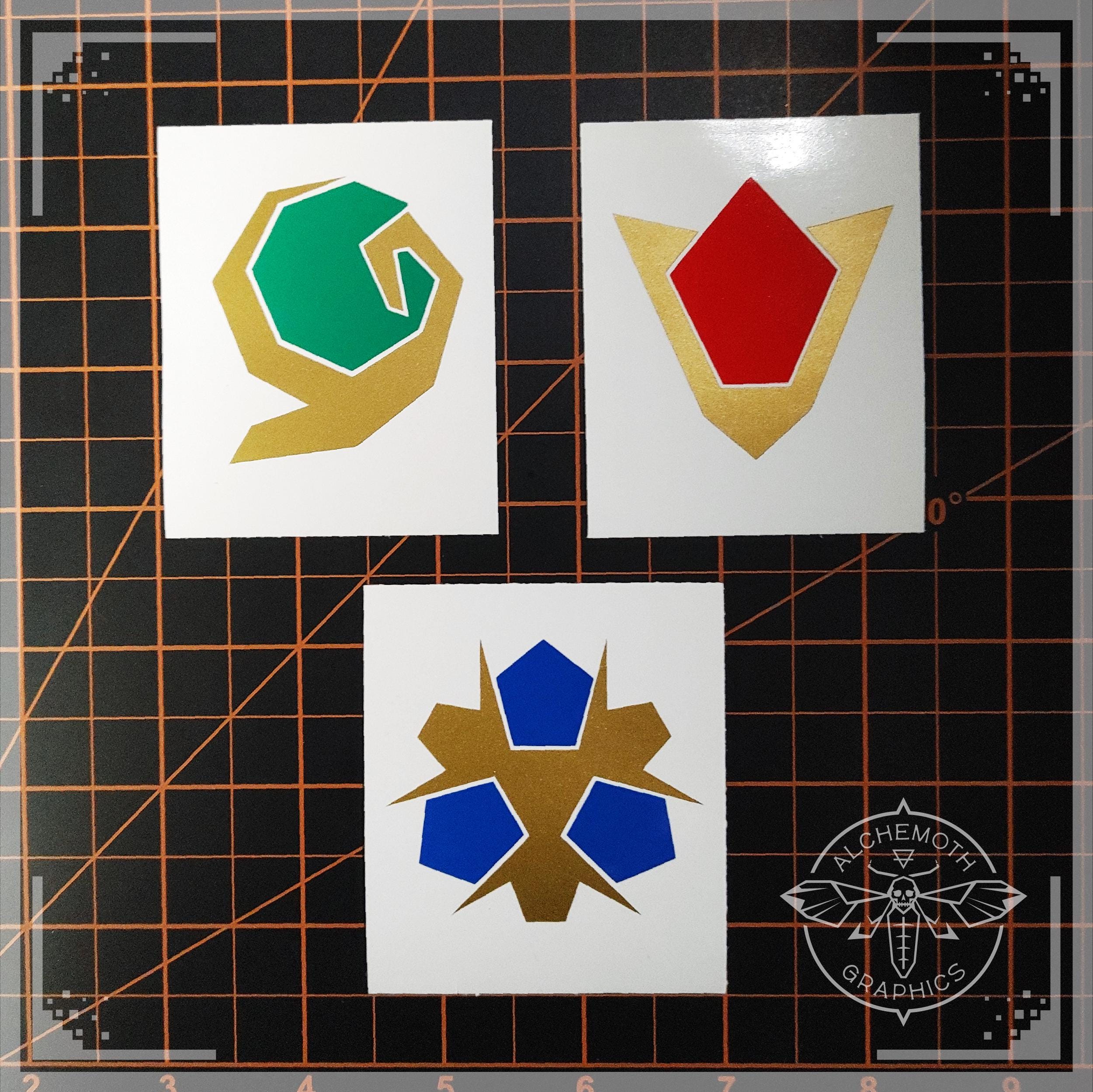 Zelda Inspired - Ocarina of Time Spiritual Stones - Kokiri's