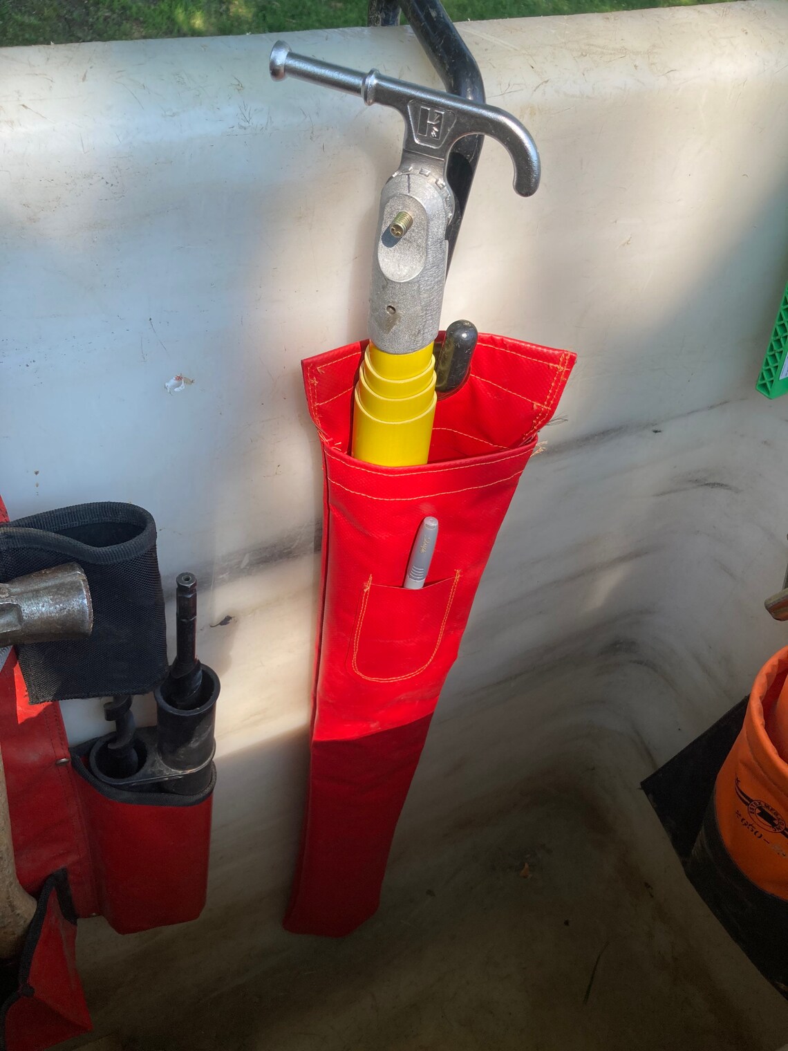 Lineman Bucket Bag, LONG Switch Stick Holder, Lineman Ariel Tool Etsy