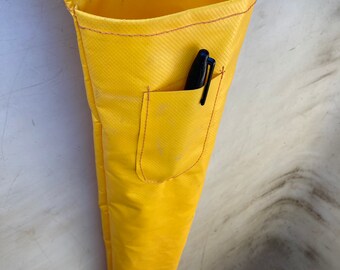 Lineman Bucket Bag, Short Switch Stick Holder, Lineman Ariel Tool, yellow