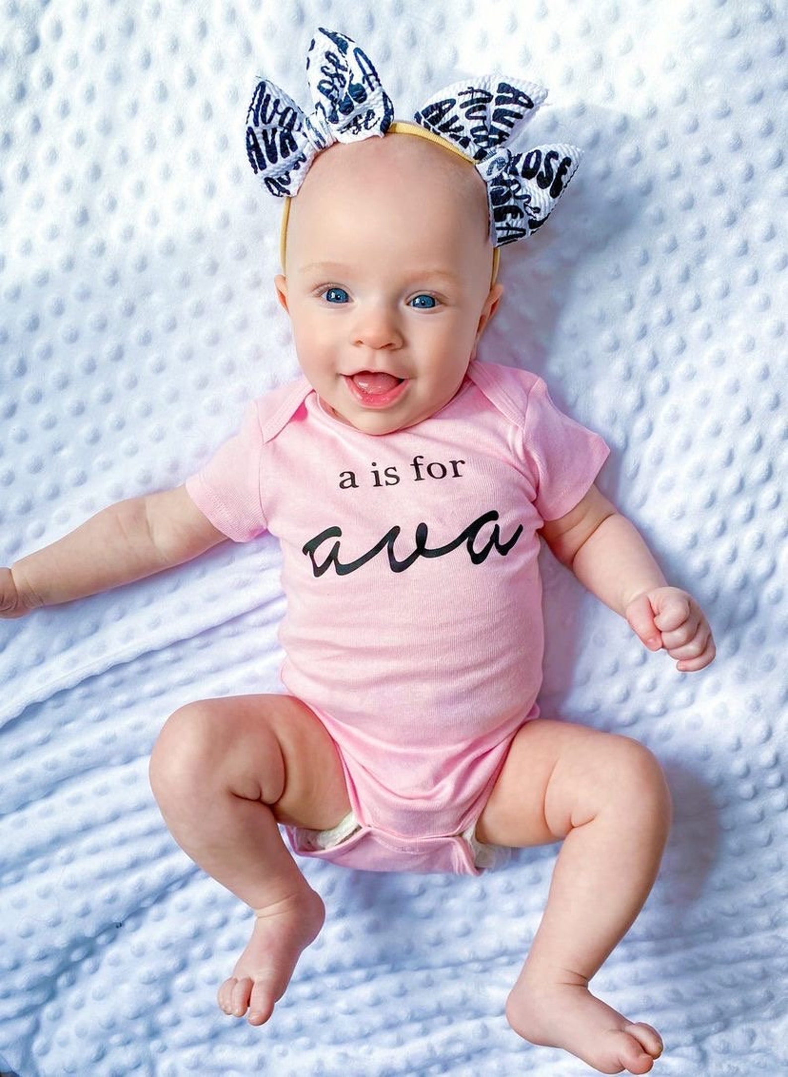 Custom Baby Name Onesie™ Perfect for Revelaing Pregnancy and Etsy