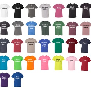 Custom YOUTH Name Tee Monogram Kids Shirt Personalized Modern Apparel ...