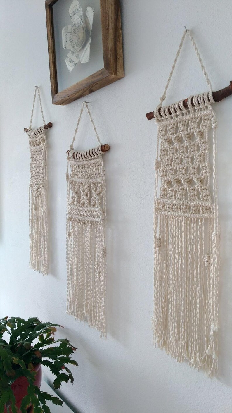 Modern Small Macrame Wall Hanging