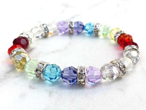 crystal chakra bracelet