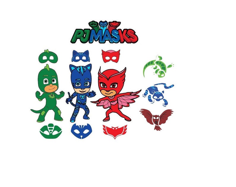 Download PJ Masks SVG 13 PJ Masks Cricut files Birthday svg files ...