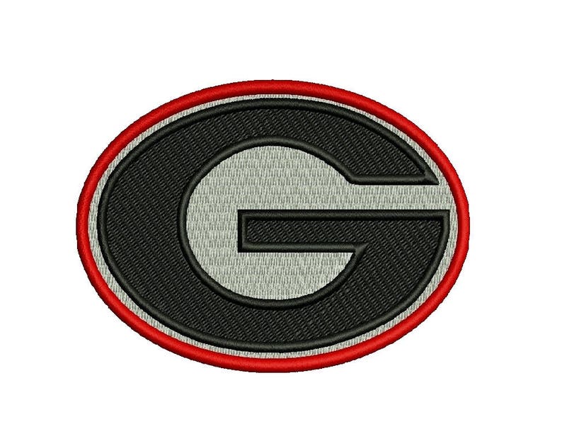 Georgia bulldogs embroidery design 5 sizes for instant  etsy Georgia bulldogs embroidery design 5 sizes for instant  etsy