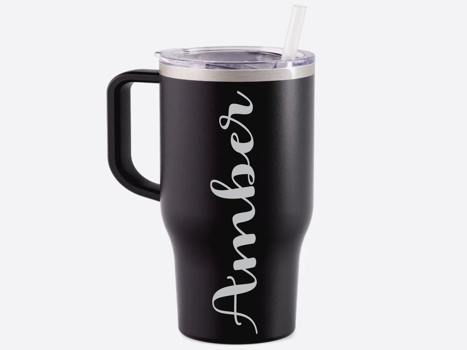 40 Oz Stanley DUPE Stainless Steel Tumbler With Handle With Etsy