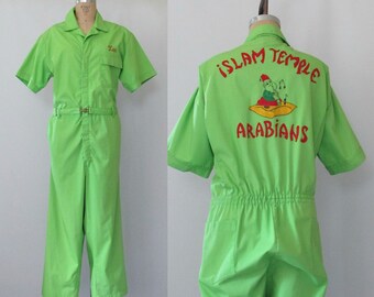 neon green denim playsuit