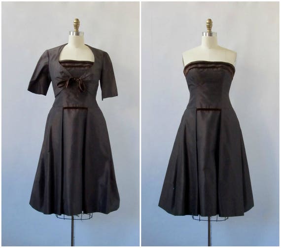CAROLINA HERRERA Dress and Jacket | Vintage 90s 50