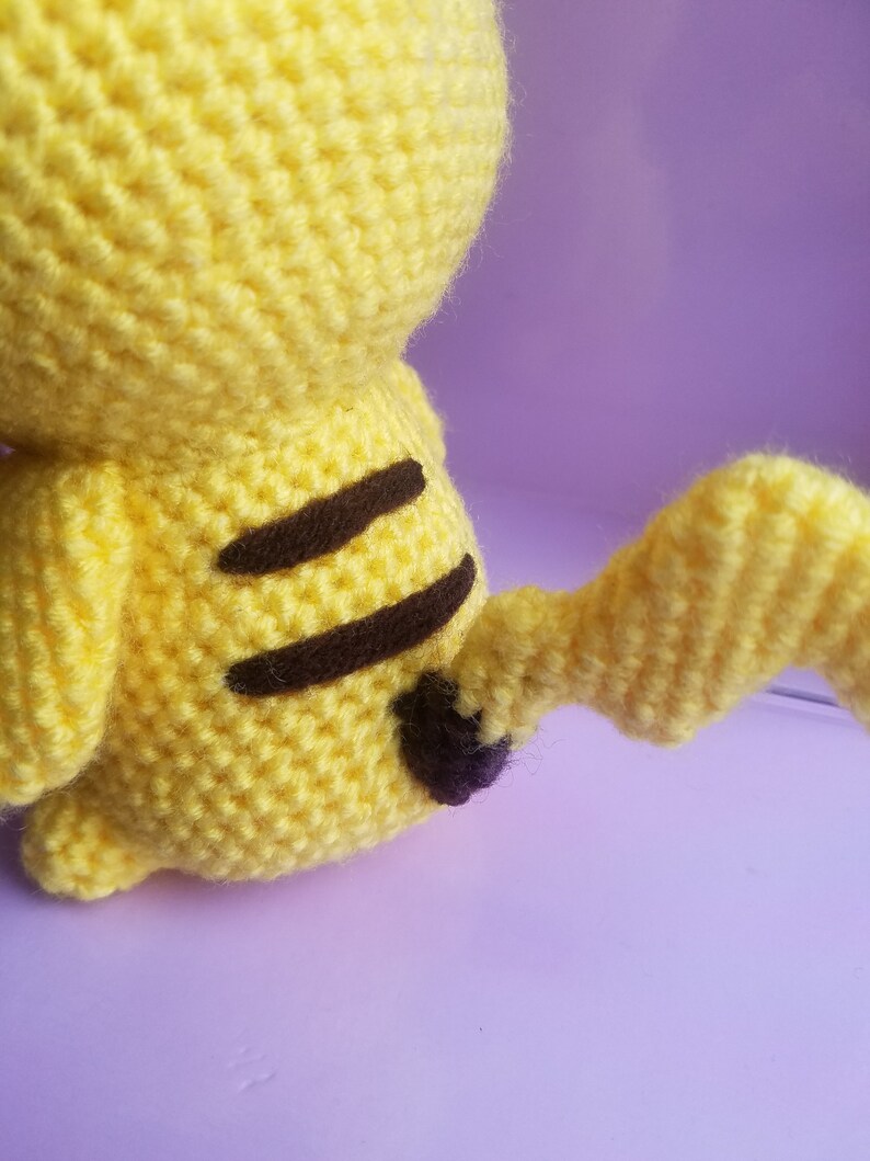 Pikachu Amigurumi Pokemon Plushie Ready to Ship image 4