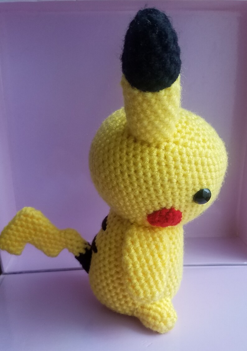 Pikachu Amigurumi Pokemon Plushie Ready to Ship image 3