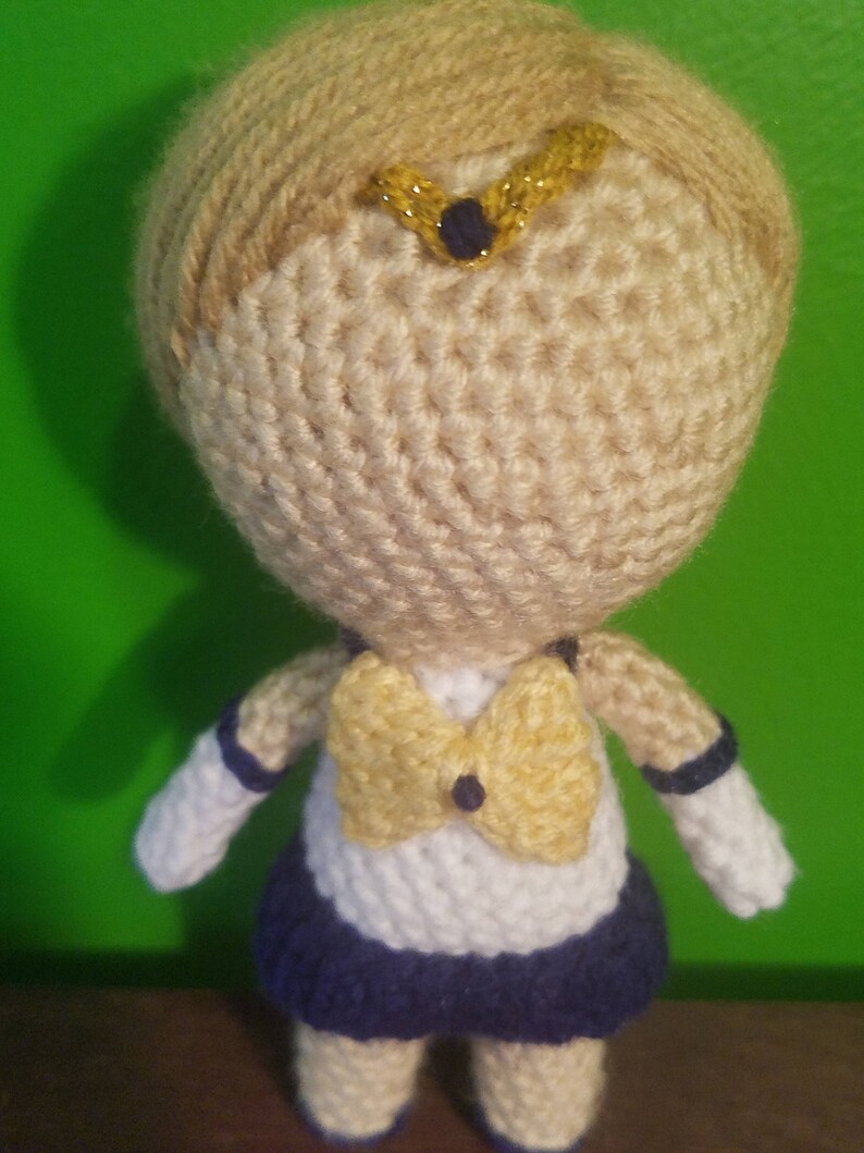 Sailor Moon Inspired Crochet Amigurumi Sailor Uranus Haruka image 2