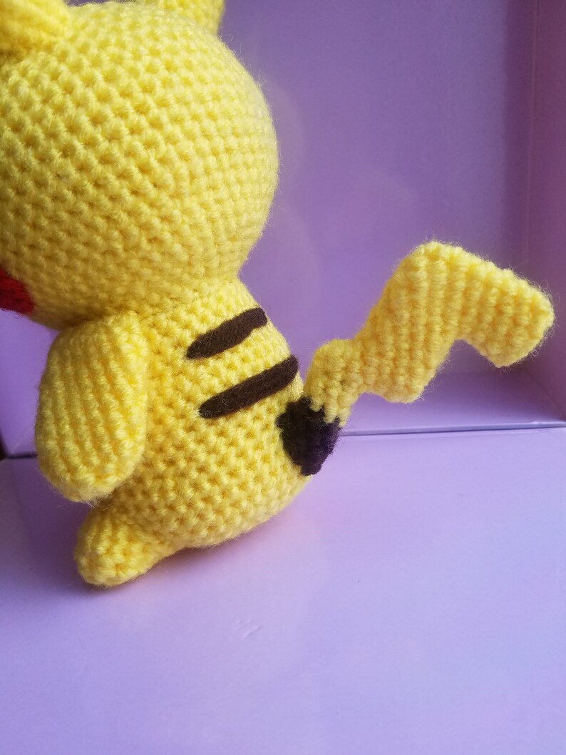 Pikachu Amigurumi Pokemon Plushie Ready to Ship image 5