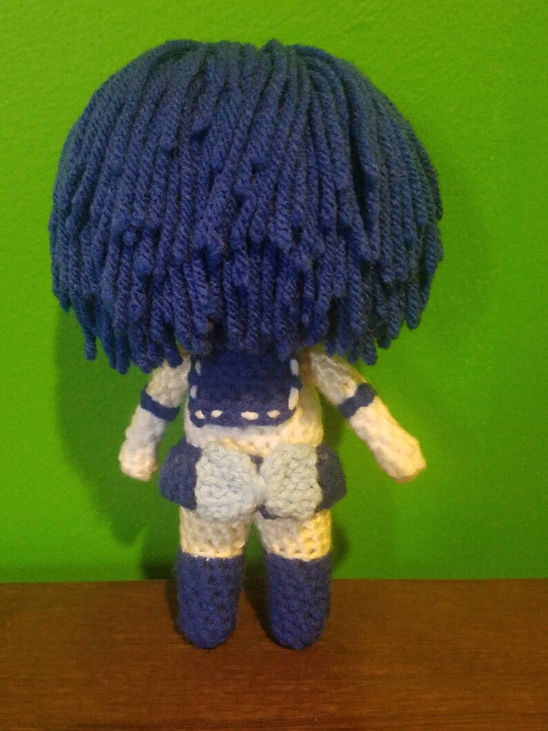 Sailor Moon Inspired Crochet Amigurumi Sailor Mercury Ami image 4