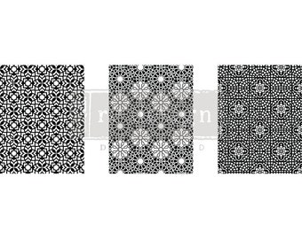 Magical Marrakesh Decor Transfer, Re-Design with Prima, Prima Transfer, Furniture Transfer, Rub on Transfer, Furniture Decal, Rub on Decal