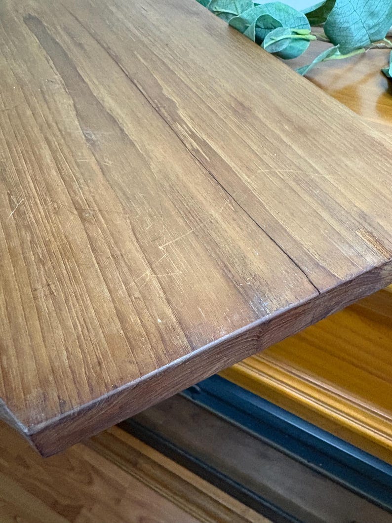 Vintage Hand Carved Hard Wood Serving Tray, Charcuterie Tray, Food Safe Finish, Food Tray, Decor Tray, Solid Wood Tray, Primitive Decor image 2