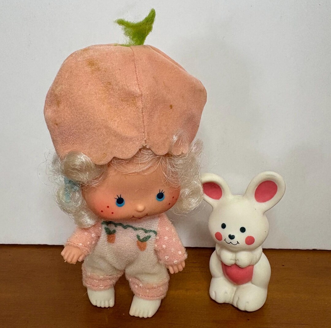 Hopsalot Rabbit Vintage Strawberry Shortcake Apricot With Pet Hopsalot Rabbit 1980s by ...