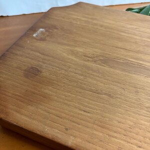 Vintage Hand Carved Hard Wood Serving Tray, Charcuterie Tray, Food Safe Finish, Food Tray, Decor Tray, Solid Wood Tray, Primitive Decor image 4