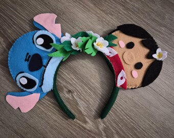 Lilo and Stich" Mickey Mouse Ears Headband Accessory: Disney/Pixar