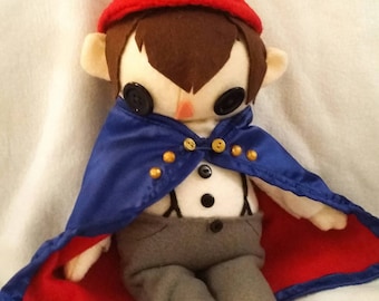 Wirt "Over the garden wall" 12' in Plush Doll Cartoon network cartoon series