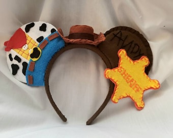 Toy Story "Woody" Mickey Mouse Ears Headband Accessory: Disney/Pixar