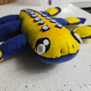 Subnautica Hover Fish 12 in Custom Plush