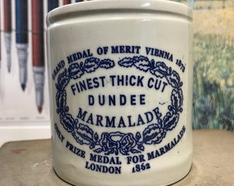 Mushroom Soup Hartley /& Jones New York Vintage Style BLACK PRINT 12 Ib Jar Preserve Jar Keillers Dundee Marmalade