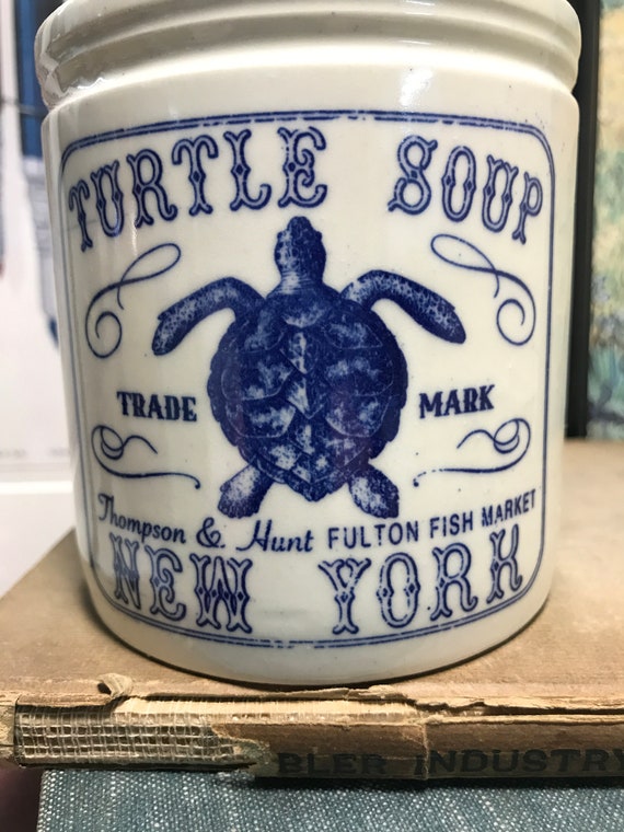 Mushroom Soup Hartley /& Jones New York Vintage Style BLACK PRINT 12 Ib Jar Preserve Jar Keillers Dundee Marmalade