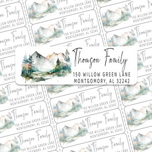 Return Address Labels for Envelopes, Personalized Address Labels,Clear & White Address Labels, Custom Address Labels, Wedding Address Labels