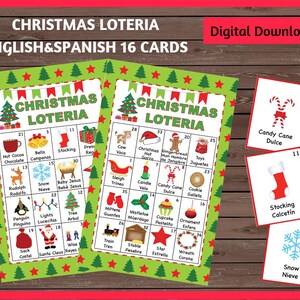 Christmas Digital Loteria Board