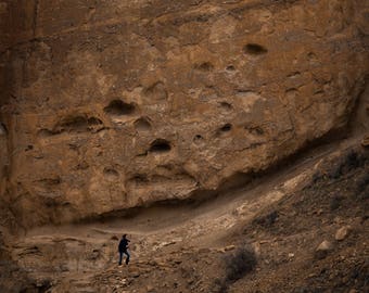 Towering Rock Wall | Fine Art Photography | Textured Cliff | Art Print | Oregon Photography