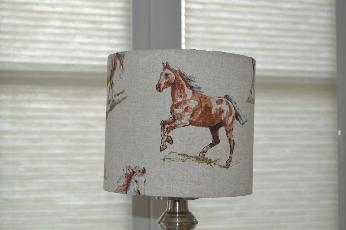 Custom Hand Made Horse Lamp Shade Etsy UK