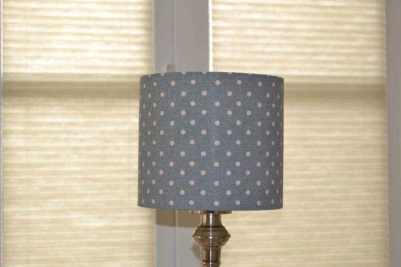 Custom Hand Made Polka Dot Lampshade | Etsy polka dot table lamp | Polka dots, Lamp