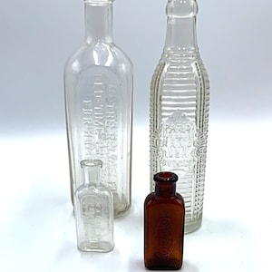 Orange Crush Co. Clear Bottle, Pat&#39;d 1920; The Reliable Old-Time Preparation Prepared by Dr Peter Farhrney, Armour Laboratories Chicago, Ill