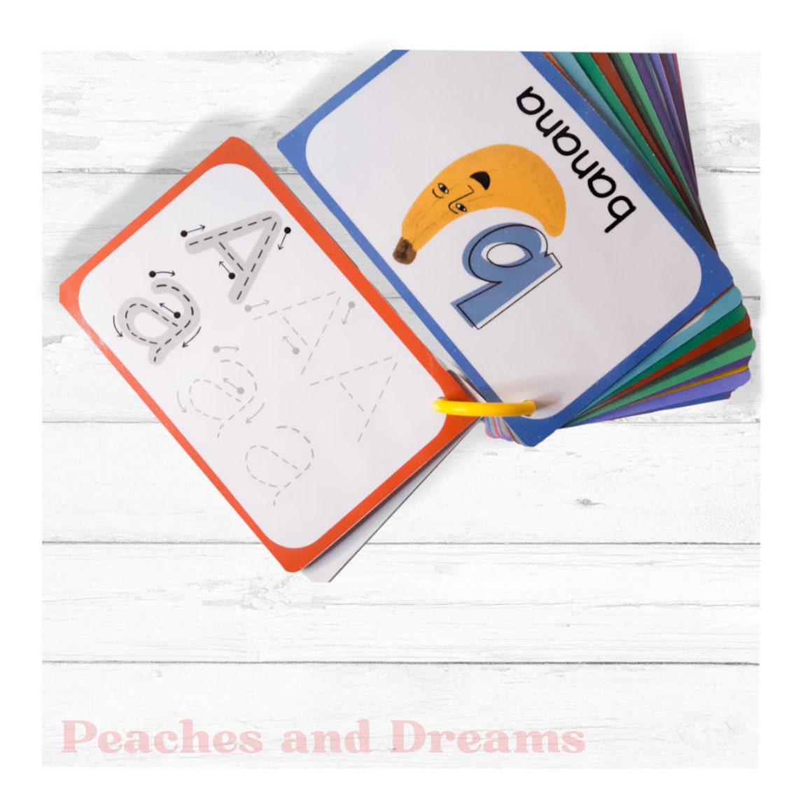 Wipe Clean Alphabet Alphabet Flashcards Home Learning Home Etsy UK