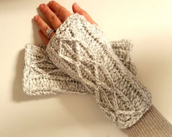 Crochet Fingerless Gloves/ hand /wrist warmers