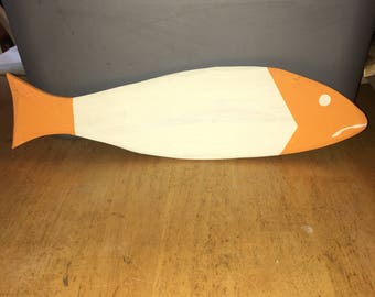 Painted Fish, Hand Crafted, Hand Painted, Wall Decoration