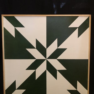 Hand Crafted and Hand Painted Barn Star Quilt