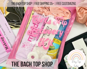 Girls Trip Hangover Recovery Kit Survival Kit Bachelorette Party Favor Gift Set For Bride Rescue Package Travel Emergency Kit Wedding Set