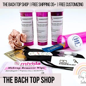 Hangover Recovery Kit For Bride Survival Pack For Bachelorette Party Favor Gift Box With Essentials Emergency Kit Morning After Party Care