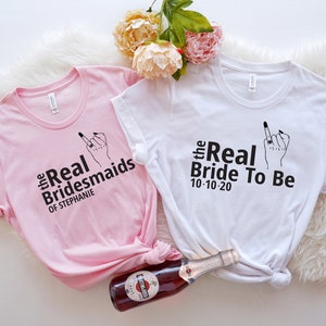 The Real Bride To Be Shirts, Bachelorette Party Tank Top, Bachelorette Party Shirts Beach, Bachelorette Tank Top, Bridesmaid Tank Top