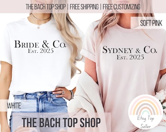 Custom Bridesmaid Shirt Wedding Gift For Bride Bridesmaid Proposal Idea Bridal Shower Present Wedding Tiffany & Co Theme Bachelorette Party