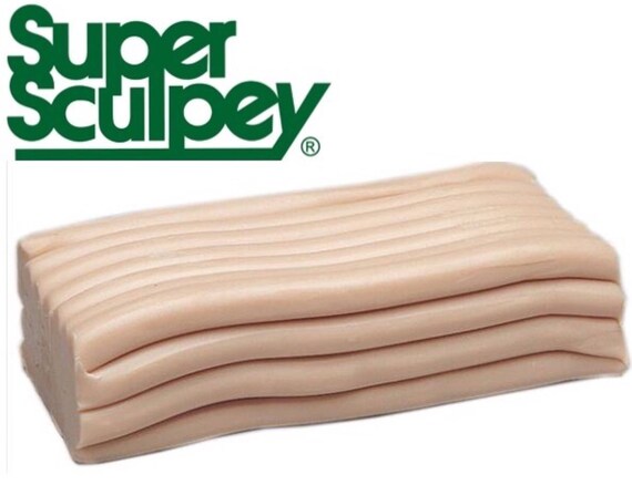 454gr OOAK Sculpting Polymer Oven Bake Clay Super Sculpey MEDIUM Blend 1 Pound