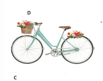 32 pcs x 4 cm. . Ceramic decals. Pattern 70496-B/4 scenes a,b,c,d