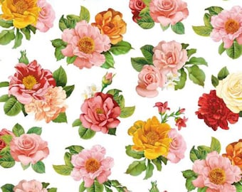 Ceramic decal sheet (Chintz) - 83376-B Dulce Garden small without BG - Ceramic decals