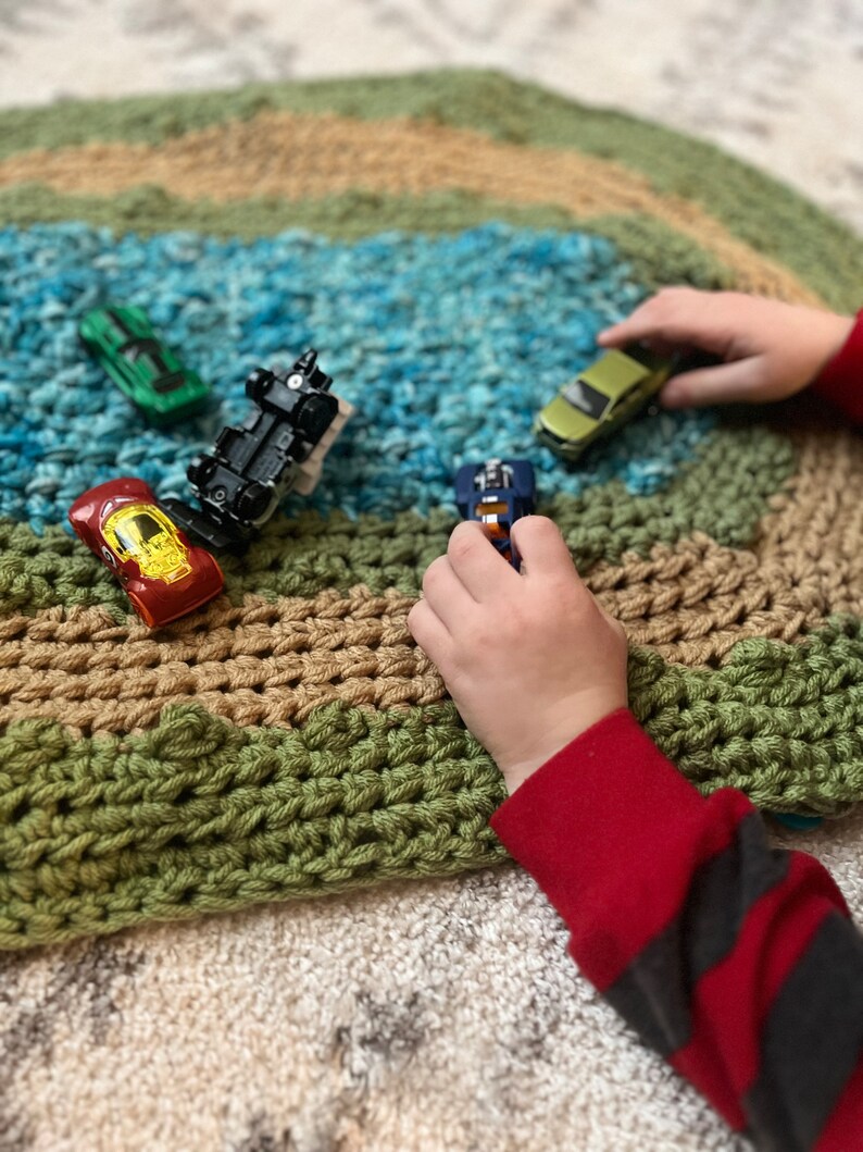 Hit the Road Mat Crochet Pattern - Etsy