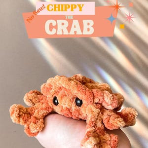 Chippy the Crab: No-Sew Crochet Pattern (PDF Pattern)