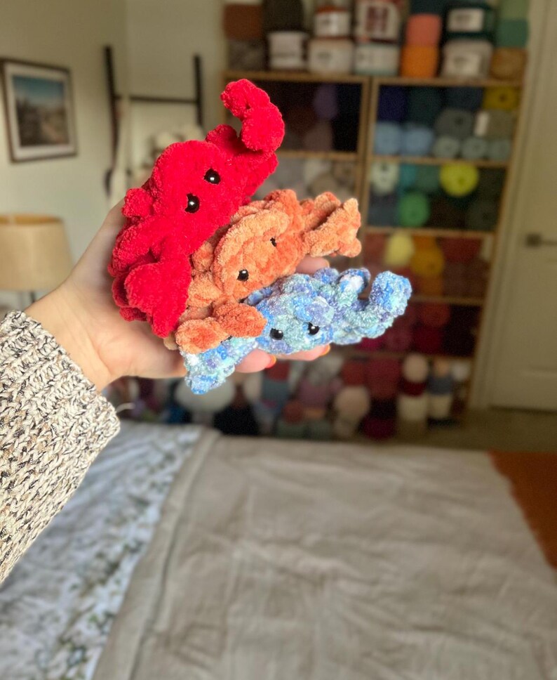 Chippy the Crab: No-sew Crochet Pattern (PDF Pattern) - Etsy
