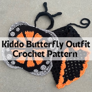 Kiddo Schmetterling Outfit Häkelanleitung