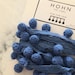 Hand Crochet Blue Pom Pom trim