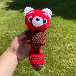 Red Panda Crochet Plushie Handmade Amigurumi Stuffed Animal